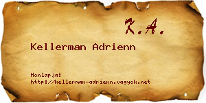 Kellerman Adrienn névjegykártya